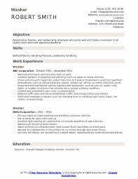 This resume writing guide will take you through every step of the process. Washer Resume Samples Qwikresume
