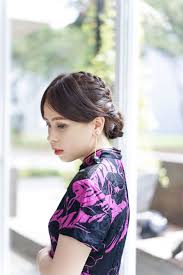 Braided Updo Hairstyle Idea For Chinese New Year