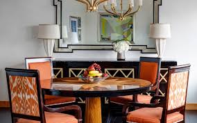 Our private dining room is both intimate and sleek. Luxury Manhattan Hotel Suites Lotte New York Palace