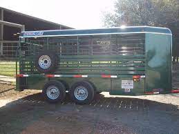 Neckover Bumper Pull Livestock Trailer Neckover Trailers Livestock Trailers Stock Trailer Horse Trailers