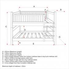 Simple Bunk Bed Plans New England Natural Beech Bunk Bed For Children Kids In S A Bed Mattress Sizes Mattress Sizes Bed Dimensions