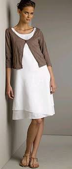Eileen Fisher Linen Dress Short Cardi She Designs With Me In Mind Layer Layer She Creates In Co Fashion Clothes Travel Clothes Women