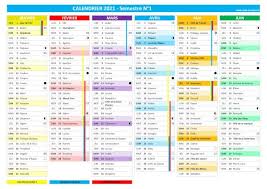 Il sera très utile dans la gestion ou l'organisation de votre mode de vie. Calendrier Semestriel 2021 A Consulter Telecharger En Pdf Et Imprimer