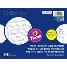 Pacon Multi Program Handwriting Papers Servmart