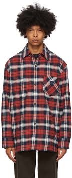 Check spelling or type a new query. Red Blue Flannel Patch Shirt By Acne Studios On Sale