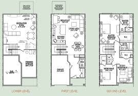 House plan for a narrow, deep lot. Three Story Condo Floor Plan Home Pinterest House Plans 16407