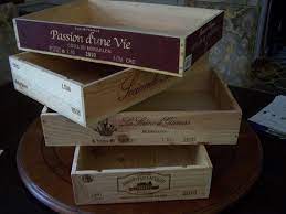 Most of hight end wines come in this crates and all are 100% authentic. Long Sided Half Size French Wooden Wine Crate Box Storage Shop Bar Display Shelving Racks Fixtures
