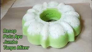 Lihat juga resep putu ayu lembut 2 telur enak lainnya. Putu Ayu Jumbo 2 Telur Tanpa Mixer Youtube
