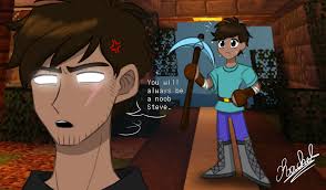 How not to be a noob: Diamond pickaxe ⛏️💎 Hehe I'm not trying to be San  but I want to progress my manga style in Minecraft....