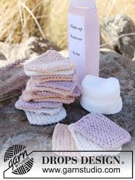 Knitted jumper with balloon sleeves, lace pattern and split in sides. Knit Your Own Makeup Pads Drops Design Knitting Patterns Free Dishcloth Pattern