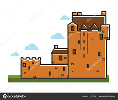 Machinery from the 18th and 19th centuries. Vektorgrafiken Edinburgh Castle Gliederung Symbol Vektorbilder Edinburgh Castle Gliederung Symbol Depositphotos