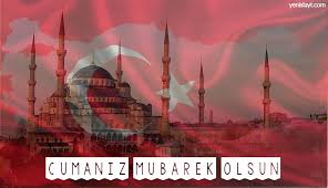 cuma mesajlari resimli camii ve turk bayragi hayirli cumalar mesaji mesajlar camii turkler