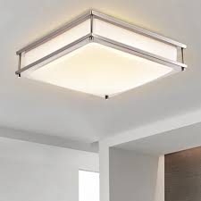 2 x 2 square flush mount ceiling light. Square Satin Nickel Dimmable Led Flush Mount Ceiling Light With Selectable Color Temperature 3000k 4000k 5000k Overstock 32063417