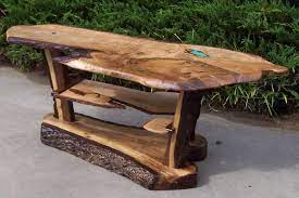 Live Edge Coffee Table Rustic Wood Furniture Wood Table Design Wood Furniture
