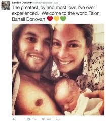 Landon Donovans bebisbild får följarna att undra