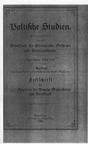 Check spelling or type a new query. Baltische Studien Digitalisierte Bestande Der Ub Greifswald
