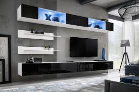 Idea I3 Ensemble Meuble Tv Modern Entertainment Center Floating Entertainment Center Modern Tv Wall Units