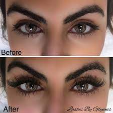 My Gorgeous Client Before And After Lashes By Glynnis Lash Extensions Booking Information If Yo Makeup Eyelashes Eyelash Extensions Synthetic Eyelashes