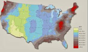 Map Of Fog Frequency In The U S Map Geography The