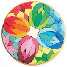 Earth toys is australia's leading toy store for quality wooden toys, educational and eco friendly toys & games! 140 Grimm S Lara Mandala Giant Wooden Creative Puzzle With Chunky Blocks Grimm S Spiel And Holz Design Manualidades Puzzles De Madera Rompecabezas De Madera