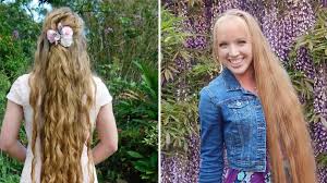 Rapunzel's incredibly long hair makes a great rope ladder in the fairy tale. This Real Life Rapunzel Has Hair Down To Her Ankles Allure