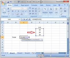 Ms Excel Using Sigma Button To Do Addition Javatpoint