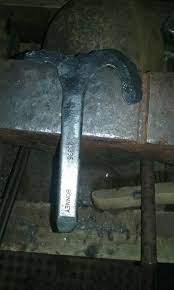 Hand Forged Throwing Axe Made From A Broken Wrench Made By Me Throwing Axe Forging Hand Forged