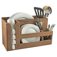 Very Expensive But Great Idea Looks Easy To Make Something Similar Found It At Wayfair Wall Mounted Kitchen Orga Teak Utensils Kitchen Storage Diy Camper