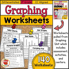 first grade differentiated graphing worksheets