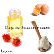 Astuce Beaute Masque Pour Cheveux Secs Et Cassants Melanger 2 Cuilleres A Soupe D Huile De Ricin 1 Cuillere Best Hair Mask Hair Mask Cool Hairstyles