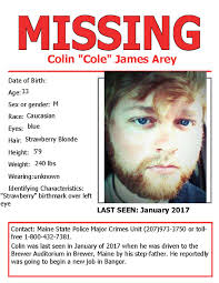 The Disappearance of Colin Arey