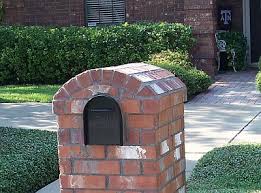 For an unexpected detail, try adding an adhesive design to the inside of your mailbox like wallpaper. Brick Mailbox Design Options Information Pictures Brick Doctor