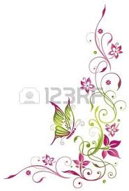 Bunga, perbatasan bunga indah, perbatasan bunga merah muda dan kuning, perbatasan, lukisan undangan pernikahan bunga lukisan cat air, bunga cat air, ilustrasi bunga aneka warna, cat air. 52 Border Menarik Ideas Corak Fon Prasekolah