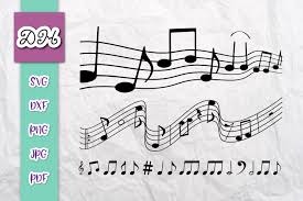 Download Musical Notes Music Staff Print Cut Graphic By Digitals By Hanna Creative Fabrica SVG Cut Files