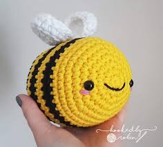 Pin once a day new content only. Amigurumi Bumblebee Pattern Hooked By Robin
