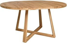 Nordicstory Moby Esstisch Ausziehbar Rund Mit Gekreuzten Beinen Massivholz Eiche Modernes Nordic Design I Esstisch Rund Ausziehbar Esstisch Esszimmer Weiss