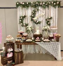 Beyazbegonvil Organizasyonlarda Rustic Dekorasyon Modasi Engagement Ideas In 2019 Pinter Bridal Shower Rustic Bridal Shower Decorations Rustic Baby Shower
