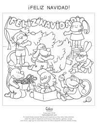 What is so great about these coloring pages? Feliz Navidad Free Christmas Coloring Printable For Spanish Class Calico Spanish