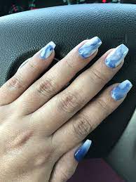 Blue Marble Nails Marble Nails Nail Art Nail Art Designs