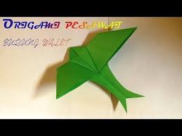 Cara Membuat Origami Pesawat Burung Walet Terbang Lama Youtube Origami Burung Walet Burung