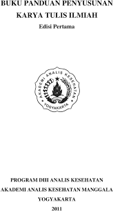Adapun, ketika kamu menuliskannya, kamu harus menggunakan huruf huruf kapital. Contoh Cover Karya Tulis Ilmiah Mahasiswa Masnurul