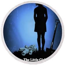 The Little GIrl Who Lives Down The Lane Round Beach Towel by Bo Kev - Pixels