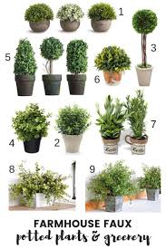 Best Farmhouse Faux Plants Greenery Faux Outdoor Plants Faux Plants Decor Fake Plants Decor