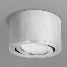 This rgb under cabinet lighting system by black+decker is the coolest new trend in fashion lighting. Celi 1a Flacher Decken Aufbauspot Silber Schwenkbar Inkl Led Modul 5w Warmweiss 230v