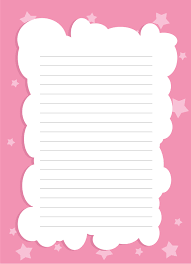 7 best dog free printable lined writing paper with borders printablee com