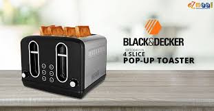 Black And Decker Mini Chopper Price In India Black And Decker Bxto0401in 4 Slice Pop Up Toaster Pop Up Toaster Toaster Decker