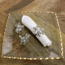 If you want to create a glamorous kitchen decor, this ornamental, crystal chandelier. Set Of 3 Silver Bumblebee Napkin Rings Holder Kitchen Dining Table Decor Glam Ebay
