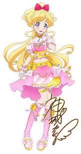 She is shown wearing glasses, pink lipstick, and earrings. Pin On Aikatsu Friends