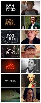 Hotel, wes bentley, ktorý sa objavil ako detektív john lowe a cheyenne jackson, ktorý stvárnil willa drakea prezradili … Evan Peters In His Many Forms 3 Evan Peters American Horror Story American Horror American Horror Story Art