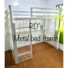 Combiantion of malaysian rubber and mdp cover/blue soft poly cotton fabric foam cushion with 2 drawers product dimension: Loftbed Customized Metalbedframe Shopee Philippines